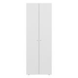 Closet Tuhogar Blanco 60x170cm con Cuatro Compartimientos y con Dos Puertas - CLOSETS | Bylmo