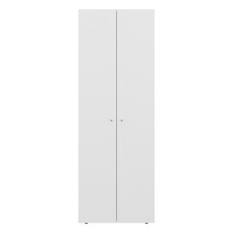 Closet Tuhogar Blanco 60x170cm con Cuatro Compartimientos y con Dos Puertas - CLOSETS | Bylmo