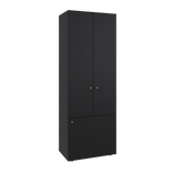 Closet Tuhogar Wengue 60x170cm con Cuatro Compartimientos y con Tres Puertas - CLOSETS | Bylmo