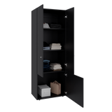 Closet Tuhogar Wengue 60x170cm con Cuatro Compartimientos y con Tres Puertas - CLOSETS | Bylmo