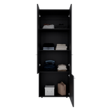 Closet Tuhogar Wengue 60x170cm con Cuatro Compartimientos y con Tres Puertas - CLOSETS | Bylmo