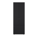 Closet Tuhogar Wengue 60x170cm con Cuatro Compartimientos y con Tres Puertas - CLOSETS | Bylmo