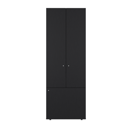 Closet Tuhogar Wengue 60x170cm con Cuatro Compartimientos y con Tres Puertas - CLOSETS | Bylmo