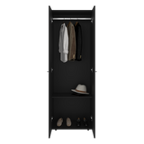 Closet Tuhogar Wengue 60x170cm con Tres Compartimientos y con Dos Puertas - CLOSETS | Bylmo
