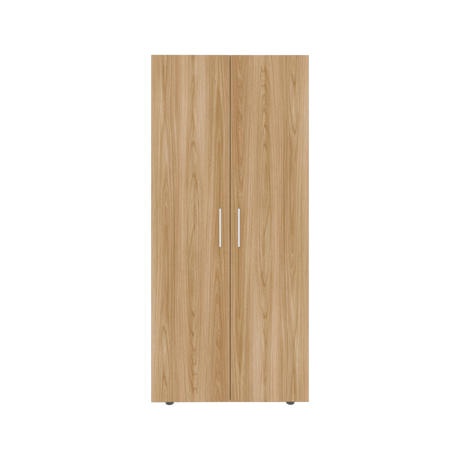 Closet Tera Fresno y Wengue 80x180cm con Seis Compartimientos y con Dos Puertas - CLOSETS | Bylmo