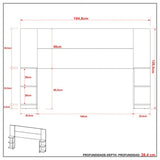 Cabecero Phoenix Almendra 194.8x120.5cm para Cama Doble 140 X 190 cm con Acabado Liso - CABECEROS | Bylmo