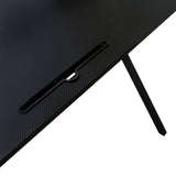 Escritorio Gamer Black Negro y Fibra de Carbono 55x110cm sin Cajones - ESCRITORIOS | Bylmo