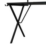 Escritorio Gamer Black Negro y Fibra de Carbono 55x110cm sin Cajones - ESCRITORIOS | Bylmo