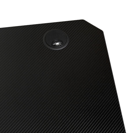 Escritorio Gamer Carbon Racer Negro y Fibra de Carbono 60x120cm sin Cajones - ESCRITORIOS | Bylmo
