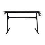 Escritorio Gamer Carbon Racer Negro y Fibra de Carbono 60x120cm sin Cajones - ESCRITORIOS | Bylmo