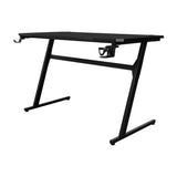 Escritorio Gamer Carbon Racer Negro y Fibra de Carbono 60x120cm sin Cajones - ESCRITORIOS | Bylmo