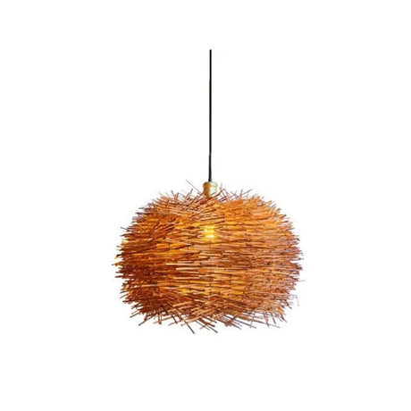 Lámpara de Techo Colgante Gante Marron 45x32cm Ajustable con Bombilla LED - LAMPARAS DE TECHO | Bylmo