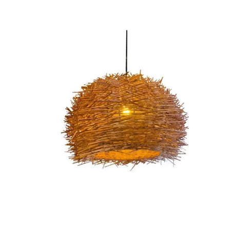 Lámpara de Techo Colgante Gante Marron 45x32cm Ajustable con Bombilla LED - LAMPARAS DE TECHO | Bylmo
