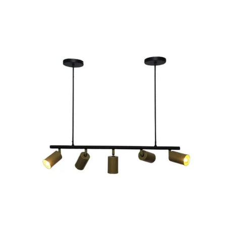Lámpara de Techo Colgante Corinto Negro y Cobre 13x8cm Ajustable con Bombilla LED - LAMPARAS DE TECHO | Bylmo