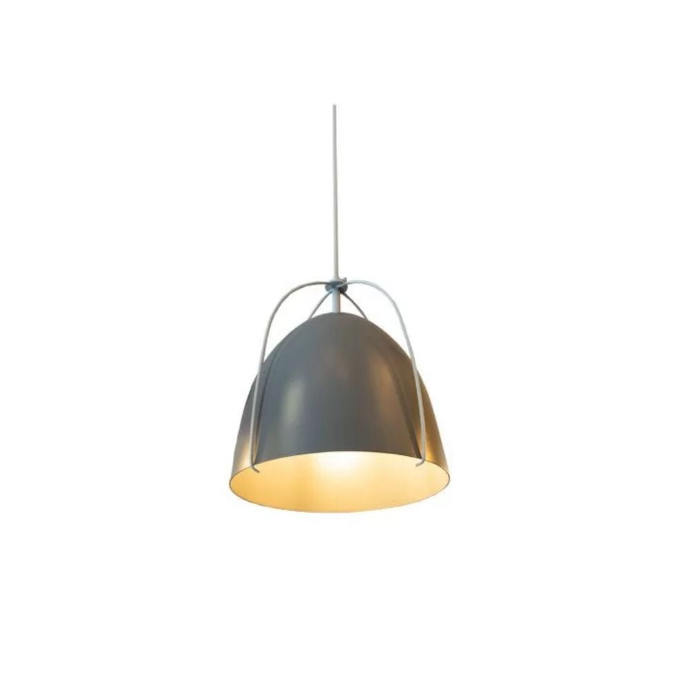 Lámpara de Techo Colgante Noord Gris 20.5x27cm Ajustable con Bombilla LED - LAMPARAS DE TECHO | Bylmo