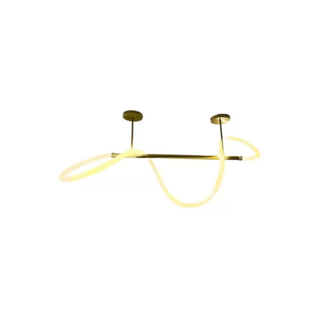 Lámpara de Techo Colgante Toronto Dorado 8x2cm Ajustable con Bombilla LED - LAMPARAS DE TECHO | Bylmo