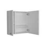 Gabinete de Baño Sines Blanco 60x60cm Con Espejo y con Dos Entrepaños - GABINETES DE BANHO | Bylmo