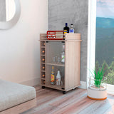 Bar Dukat Ceniza 55x89cm con Cuatro Compartimientos y con Seis Portabotellas - BARES | Bylmo