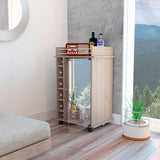 Bar Dukat Ceniza 55x89cm con Cuatro Compartimientos y con Seis Portabotellas - BARES | Bylmo