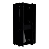 Closet Misuri Wengue 90x182cm con Un Cajón y Siete Compartimientos - CLOSETS | Bylmo