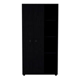 Closet Misuri Wengue 90x182cm con Un Cajón y Siete Compartimientos - CLOSETS | Bylmo