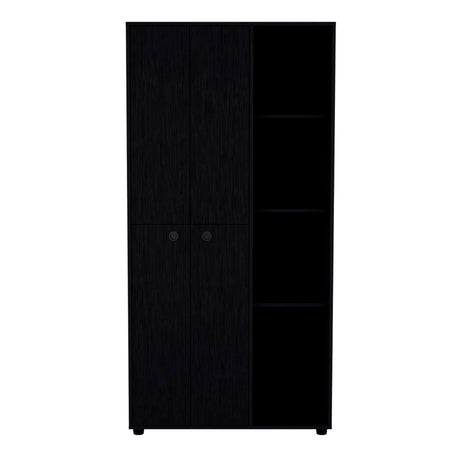 Closet Misuri Wengue 90x182cm con Un Cajón y Siete Compartimientos - CLOSETS | Bylmo