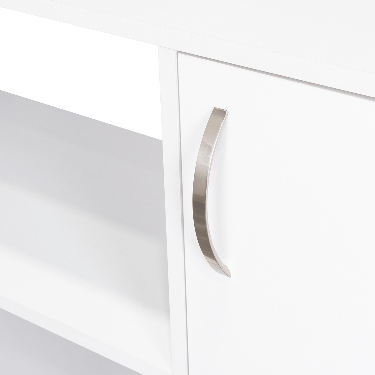 Escritorio En L Axis Blanco 151.5x76.5cm Sin Cajones Y Con Organizador De Libros - ESCRITORIOS | Bylmo