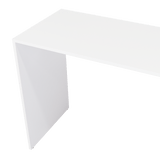 Escritorio En L Axis Blanco 151.5x76.5cm Sin Cajones Y Con Organizador De Libros - ESCRITORIOS | Bylmo