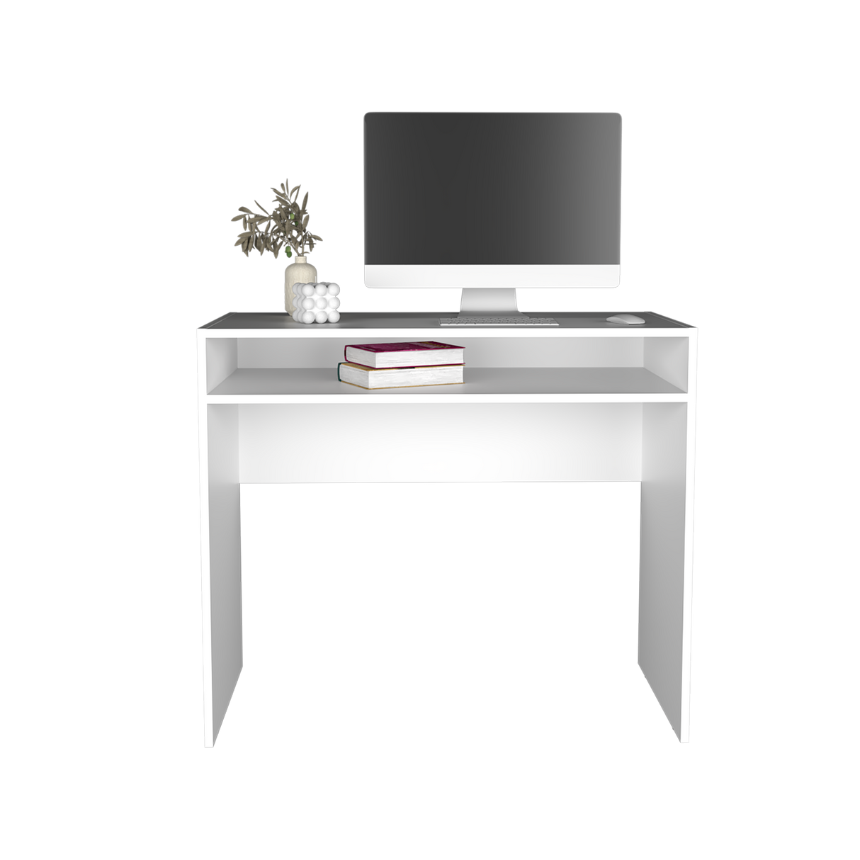 Escritorio Stella Blanco 89.2x77cm con Un Compartimiento