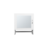 Gabinete De Baño Bath Blanco 45x50cm Cuadrado Con Espejo Y Espacio Para Colgar Toalla De Manos - GABINETES DE BANHO | Bylmo