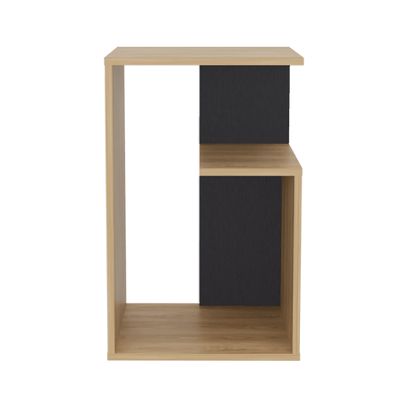 Mesa Auxiliar Everett Fresno 39.8x63.4cm Rectangular con Tres Compartimientos