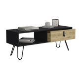 Mesa De Centro Huna Wengue 104x40.4cm Rectangular Con Patas - MESAS DE CENTRO | Bylmo