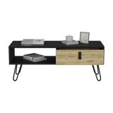 Mesa De Centro Huna Wengue 104x40.4cm Rectangular Con Patas - MESAS DE CENTRO | Bylmo