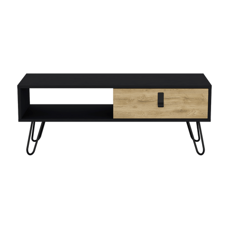 Mesa De Centro Huna Wengue 104x40.4cm Rectangular Con Patas - MESAS DE CENTRO | Bylmo