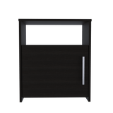 Mesa De Noche Nordico Wengue 50.5x58cm Con Un Entrepaño Y Dos Compartimientos - MESAS DE NOCHE | Bylmo