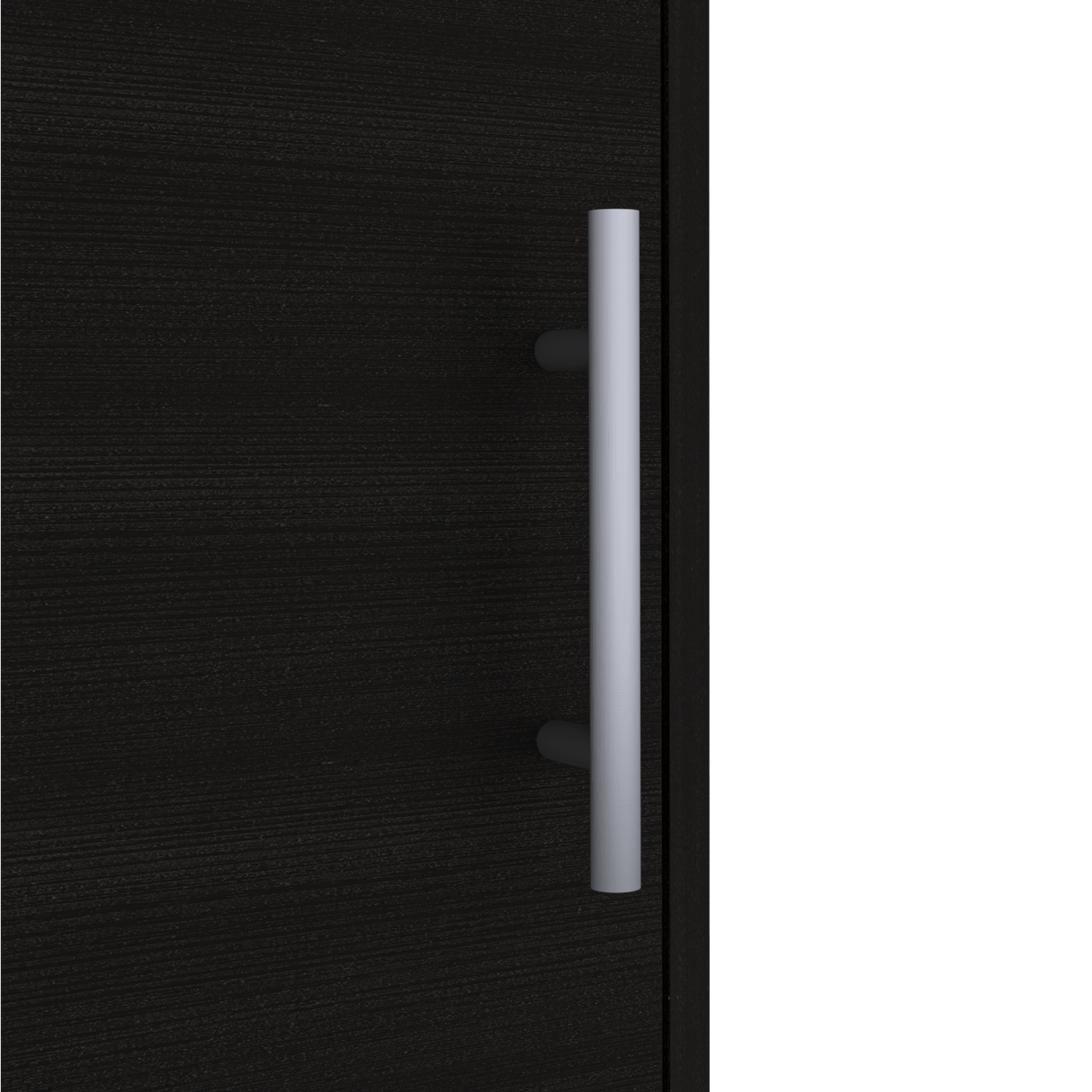 Mesa De Noche Nordico Wengue 50.5x58cm Con Un Entrepaño Y Dos Compartimientos - MESAS DE NOCHE | Bylmo