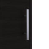 Mesa De Noche Nordico Wengue 50.5x58cm Con Un Entrepaño Y Dos Compartimientos - MESAS DE NOCHE | Bylmo