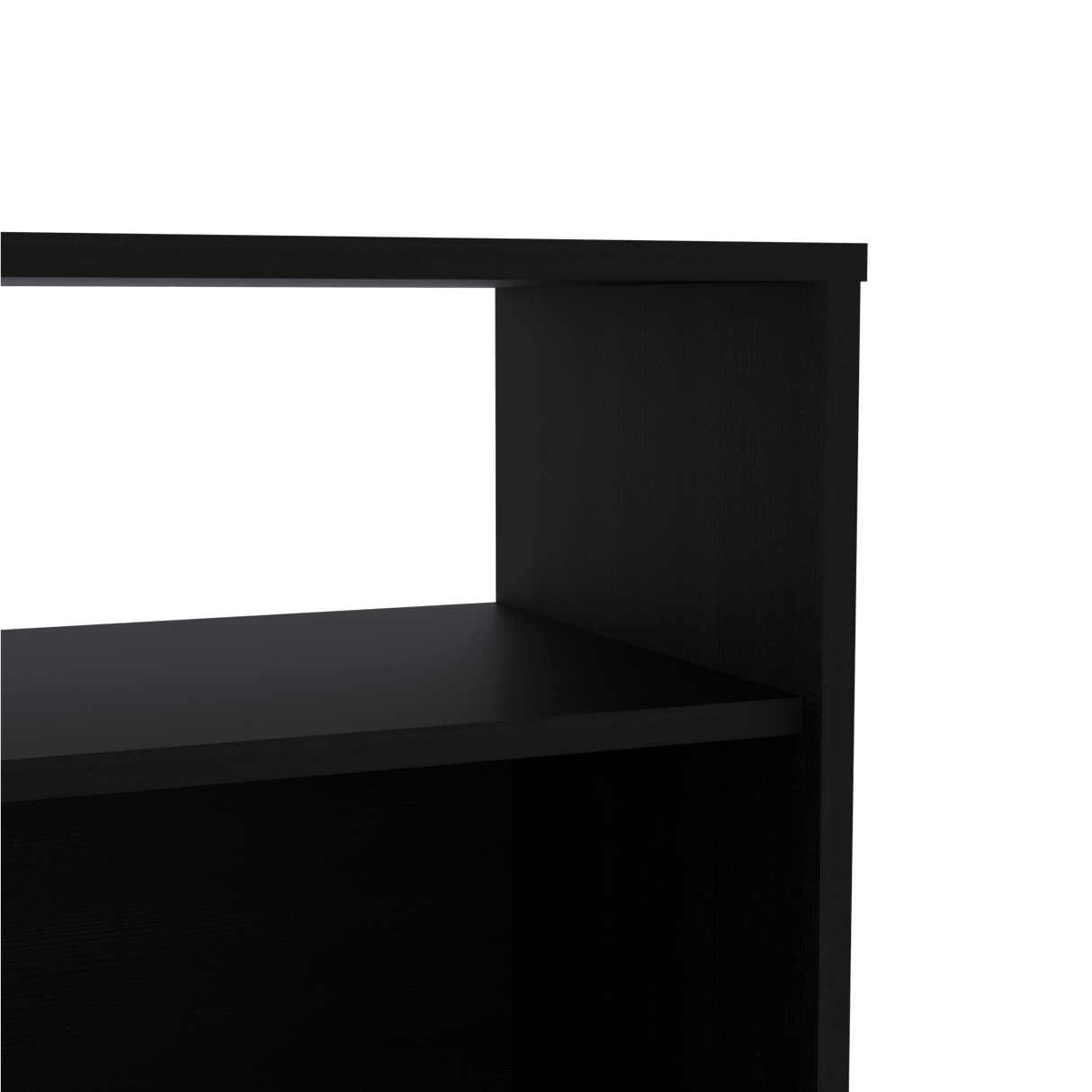 Mesa De Noche Nordico Wengue 50.5x58cm Con Un Entrepaño Y Dos Compartimientos - MESAS DE NOCHE | Bylmo