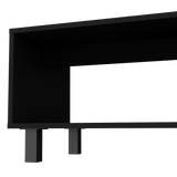 Combo Mueble de TV y Mesa de Centro Eclpse Wengue 140.2x45.7cm para TV Hasta 65" Pulgadas con Seis Compartimientos - MUEBLES DE TV | Bylmo