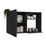 Gabinete de Cocina Napoles Wengue 100x60cm con Un Entrepaño y Una Puerta - MUEBLES SUPERIORES DE COCINA | Bylmo