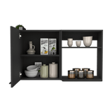 Gabinete de Cocina Napoles Wengue 100x60cm con Un Entrepaño y Una Puerta - MUEBLES SUPERIORES DE COCINA | Bylmo