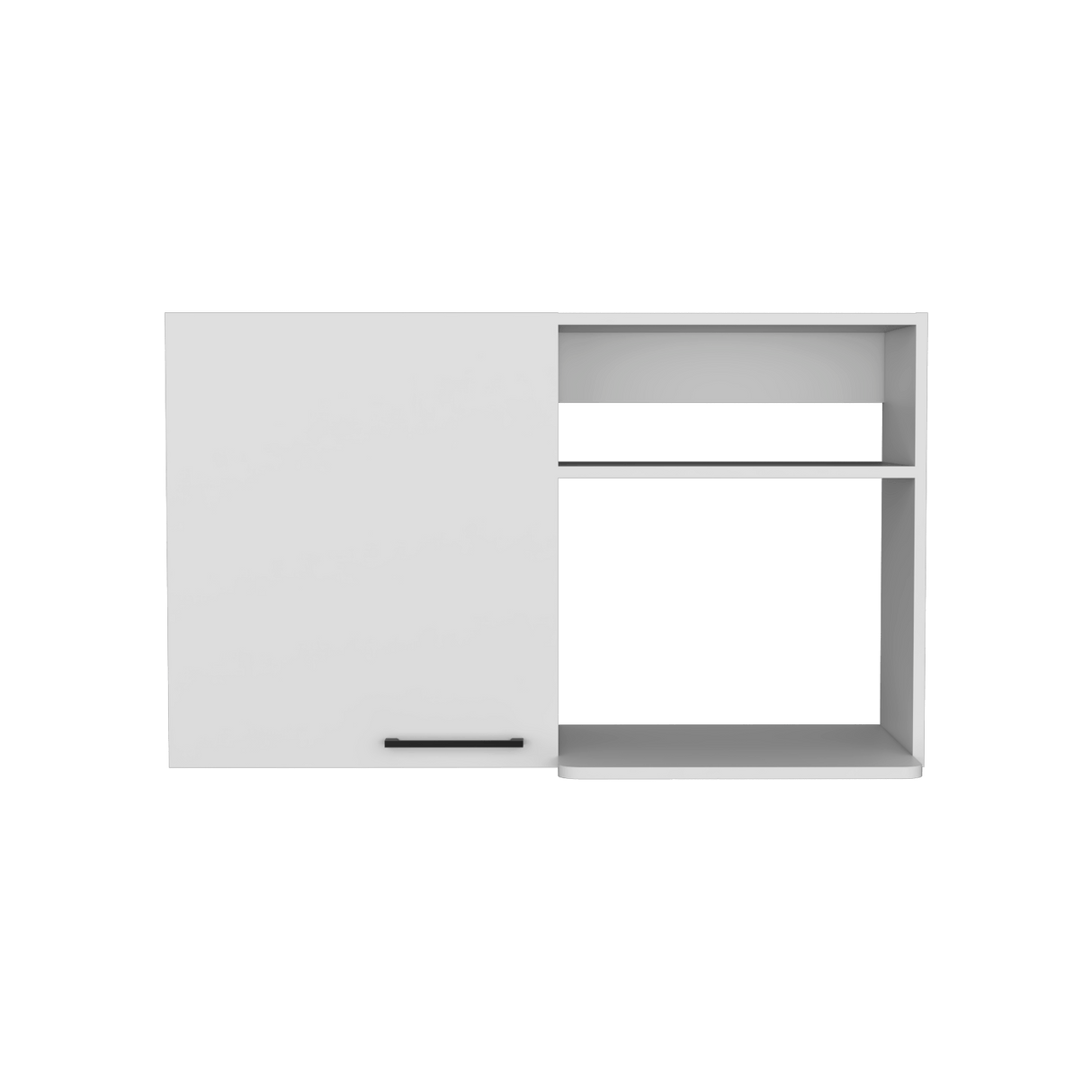 Gabinete de Cocina Napoles Blanco 100x60cm con Un Entrepaño y Una Puerta - MUEBLES SUPERIORES DE COCINA | Bylmo