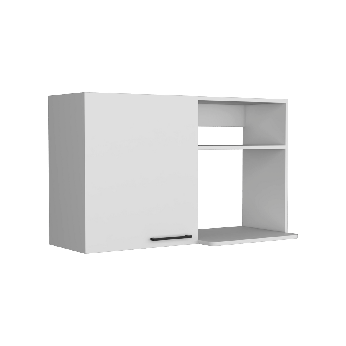 Gabinete de Cocina Napoles Blanco 100x60cm con Un Entrepaño y Una Puerta - MUEBLES SUPERIORES DE COCINA | Bylmo