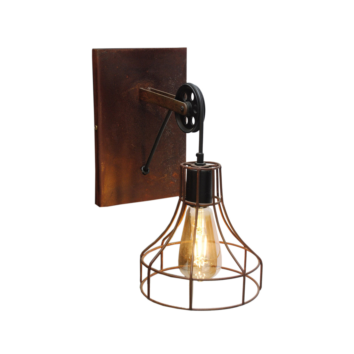 Lámpara de Pared Led Cobre 17x18cm de de Una Luz sin Bombilla - LAMPARAS DE PARED | Bylmo