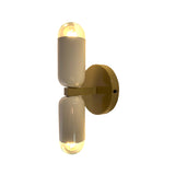 Lámpara de Pared Led Punal Dorado 13x23cm de de Dos Luces sin Bombilla - LAMPARAS DE PARED | Bylmo