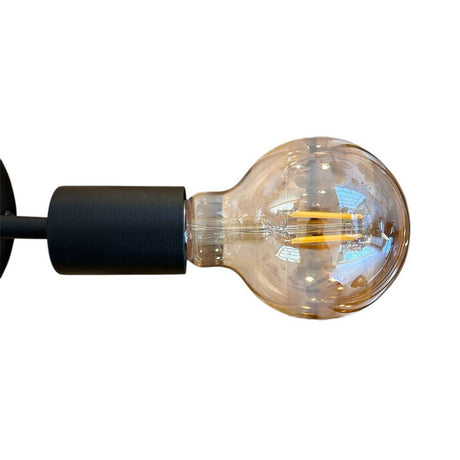 Lámpara de Pared Led Blau Negro 29x2cm de de Dos Luces sin Bombilla - LAMPARAS DE PARED | Bylmo