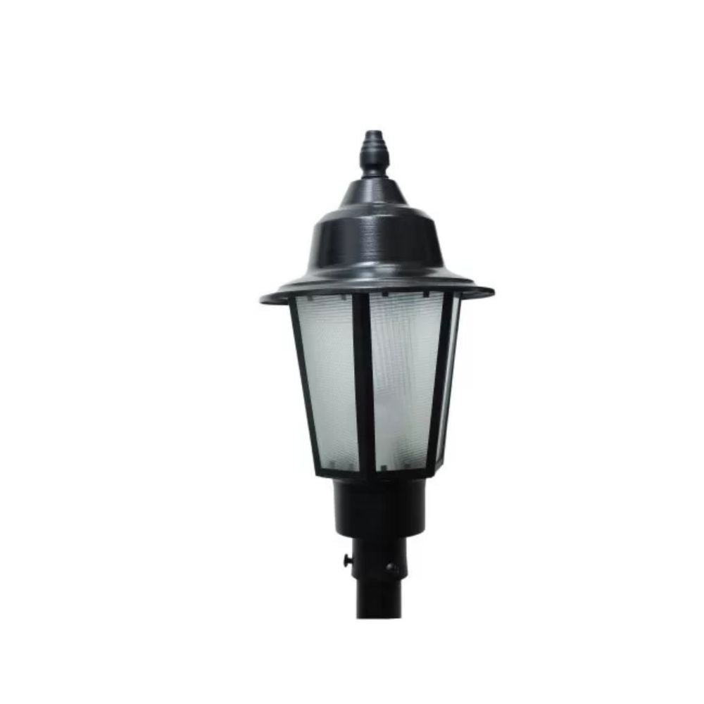 Lámpara de Piso Led Colonial Negro 25x42cm de Una Luz Tipo Pedestal - LAMPARAS DE PISO | Bylmo
