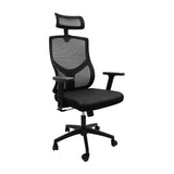 Silla de Escritorio para Oficina New Ergon Negro 51x133cm con Soporte Lumbar y Espaldar Reclinable - SILLAS DE OFICINA | Bylmo