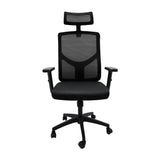 Silla de Escritorio para Oficina New Ergon Negro 51x133cm con Soporte Lumbar y Espaldar Reclinable - SILLAS DE OFICINA | Bylmo