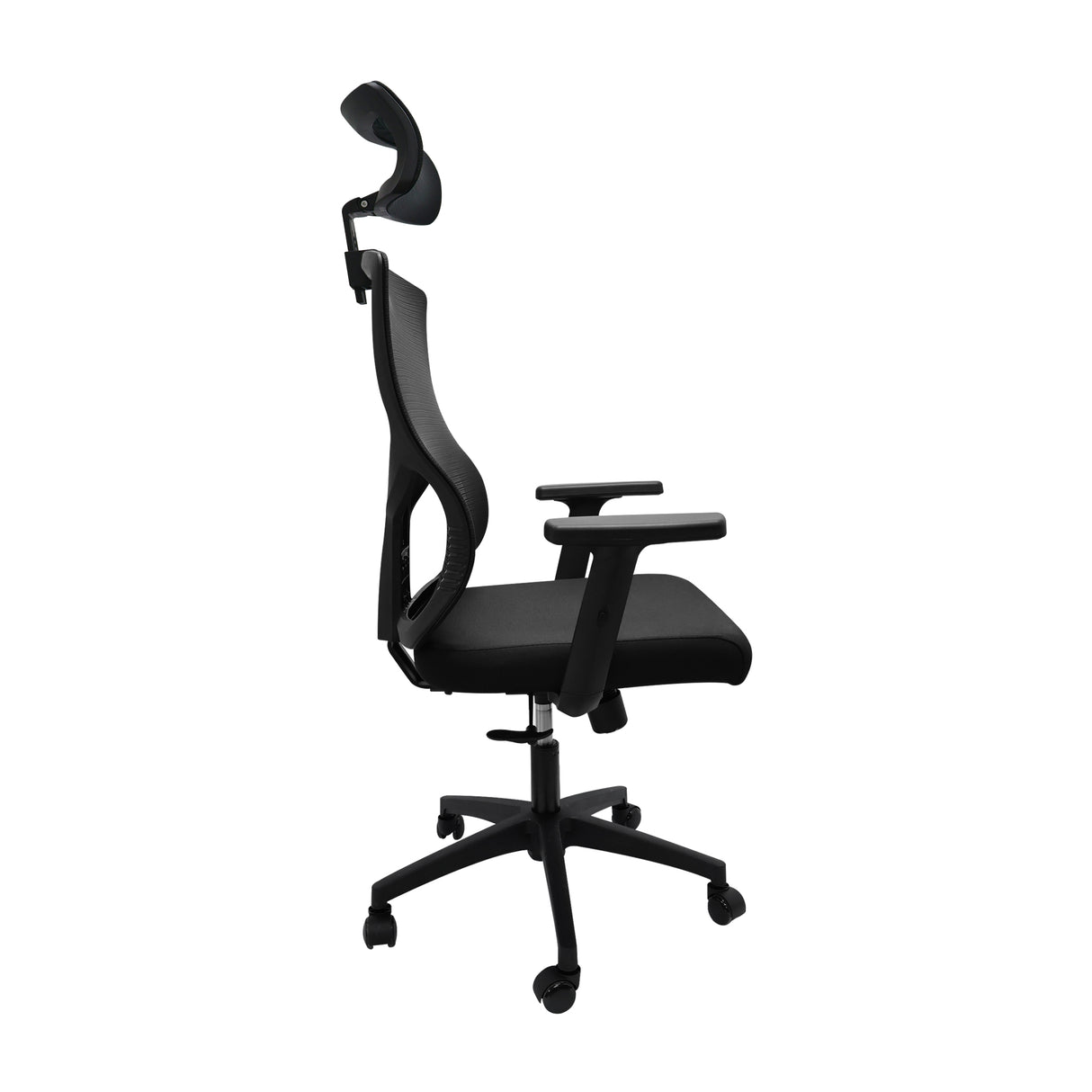Silla de Escritorio para Oficina New Ergon Negro 51x133cm con Soporte Lumbar y Espaldar Reclinable - SILLAS DE OFICINA | Bylmo